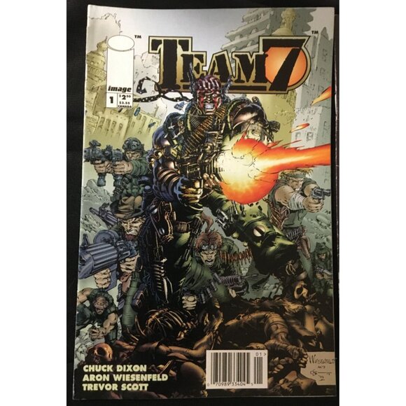 Image Comic Books- Team 7 & Weapon Zero Mixed Lot of 9 Vintage 1994-1997 - Picture 2 of 11